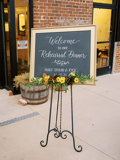 Rehearsal Dinner Photography in Raleigh